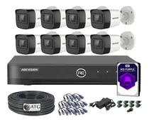 Comprar Kit Dvr Hikvision 16ch + 8 Camaras Full Hd 1080p Utp Disco