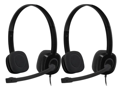 Combo X2 Auricular Con Microfono Logitech H151 1 Mini Plug