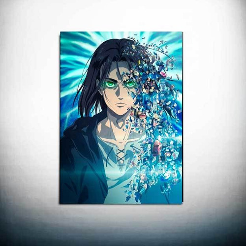 Poster Adesivo Anime Attack On Titan Shingeki No Kyojin Eren