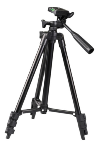 Tripé De Câmera Extensível, Preto, Alumínio, Com Saco De