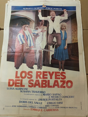 Afiche Cine Original-1451-los Reyes Del Sablazo- Olmedo - 