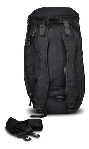 Maletín Deportivo Con Zapatera Nylon Mccarthy Md-1 Unisex Color Negro