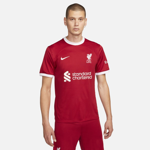 Jersey De Fútbol Nike Dri-fit Liverpool Fc Local Hombre