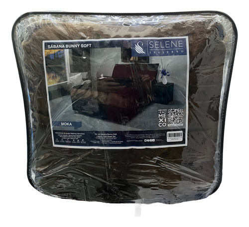Juego De Sabana Invernal Selene King Size Ultra Suave Kaki Liso