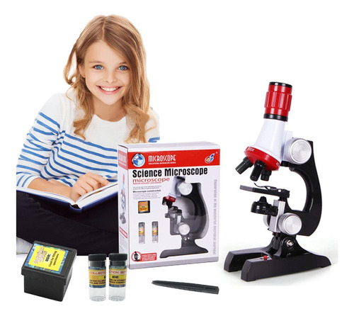 Microscopio Para Niños Discovery, Microscopio Kit 100-1200x