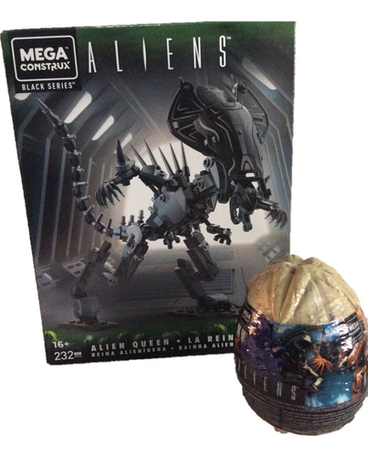 Mega Construx Aliens Black Siries Reina Aliens Y Huevo Nuevo