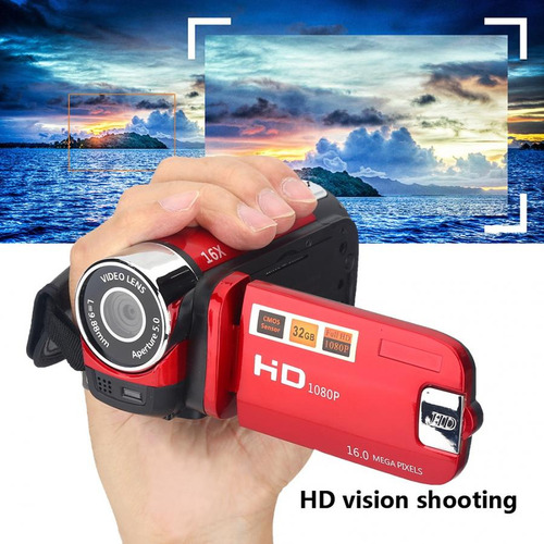 Câmera De Vídeo Digital Com Gravador De Filmes 1080p Com Zoo