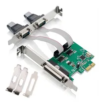 Comprar Placa Pci-e A 2 Serie Db9 + 1 Paralelo Db25 Pci-e X1 G2
