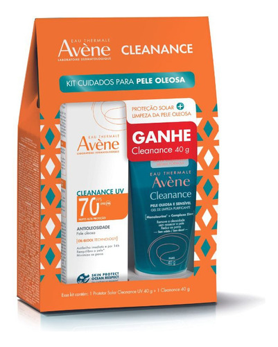 Kit Avène Cleanance Fps70 40g+gel De Limpeza Purificante 40g