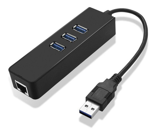 Adaptador Usb 2.0 A Ethernet Y Hub Usb