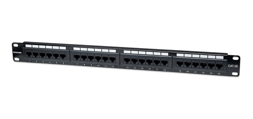 Panel De Parcheo Intellinet 513555 Cat 5e 24 Puertos