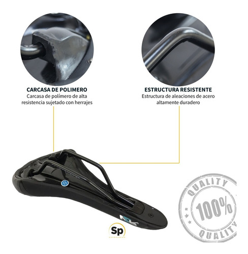 Asiento Vzr Negro Rayas Perfect