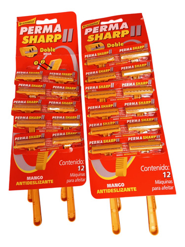 Rastrillo Permasharp Ll Tira 24 Und.
