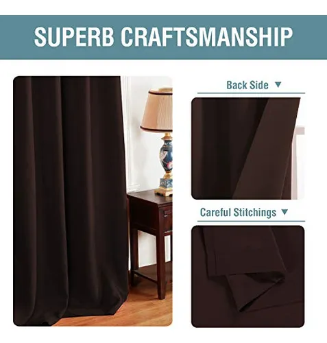 H.versailtex - Cortinas Blackout Con Aislamiento Trmico Com