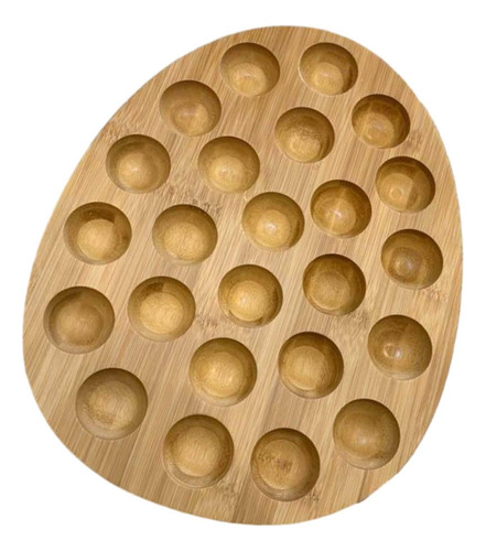 Soporte De Madera Para Huevos Frescos, Bandeja De Huevos De