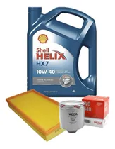 Comprar Aceite Shell Helix Hx7 10w40 + Kit 2 Filtros Vw Gol 1.4 83cv