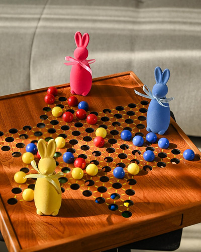 Decoración De Conejo De Pascua, 3 Figuras De Conejitos Floca