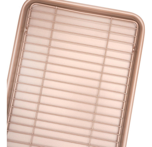 Bandeja Para Hornear Antiadherente 39,5 Cm X 27 Cm X 2,5 Cm
