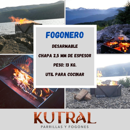 Fogonero De Jardín Desarmable Kutral