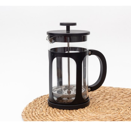 Cafetera Con Embolo Metal Blanca/negra 600 Ml Etxe (yi-06)
