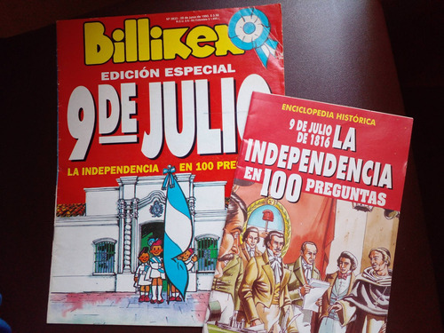 Revista Billiken 28/6/93 Especial 9 De Julio Con Suplemento 