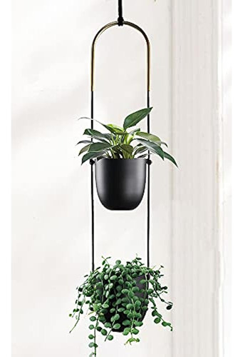 Macetero Colgante De Metal Moderno Abetree Para Plantas De I