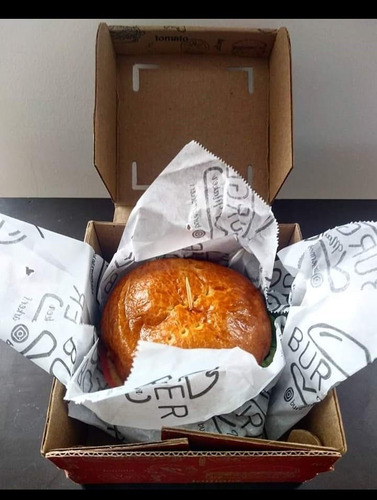 Cajas De Hamburguesa-paquete De 100 Unidades