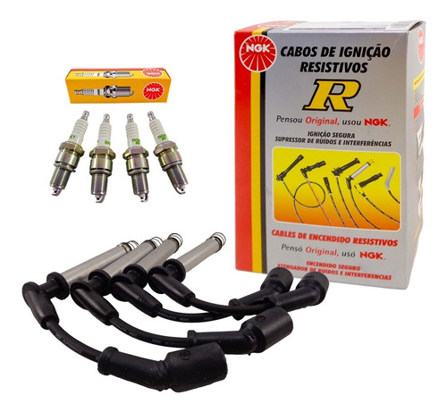 Kit Cables+bujias Ngk Chevrolet Prisma 12/ Onix 1.4