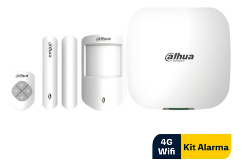 Kit Alarma Dahua Sensor De Movimiento Inalambrica Wifi 4g