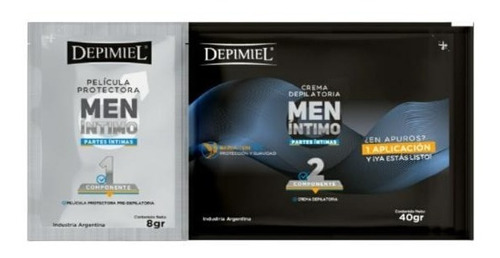 Depimiel Men Crema Depilatoria Intimo Sachet X1