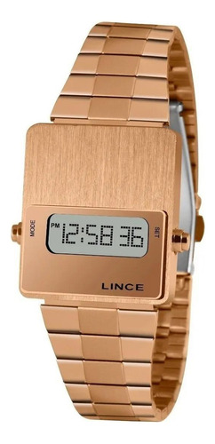 Relógio Feminino Lince Digital Sdr4634l Bxrx Rose-gold