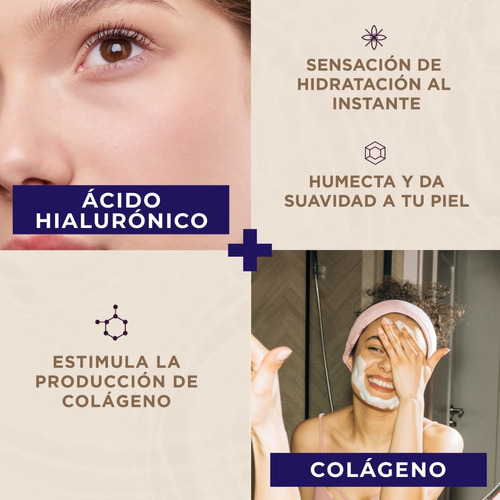 Imagen 3 de 6 de Water Gel Hidratante Facial 60ml 3% Acido Hialuronico Tipo De Piel Normal