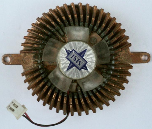 Cooler Ventilador Con Disipador De Cobre Conector 2 Pines