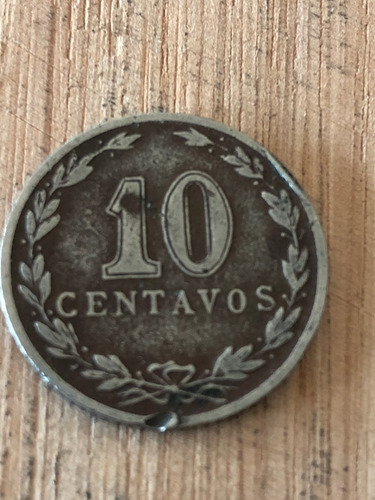 Moneda Argentina 10 Centavos 1928 Níquel (Usado)
