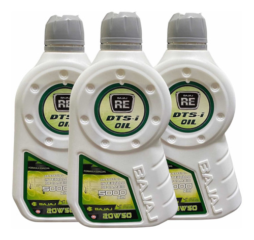 3 Aceites Bajaj Mineral 20w50 Motocarros 3l