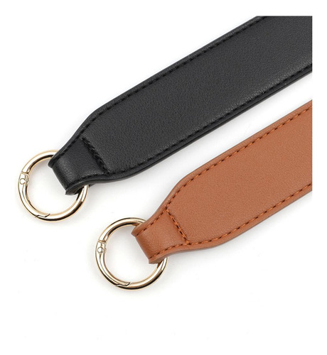 3 Women's Pu Leather Bag Strap Short Handbag Handle Holder