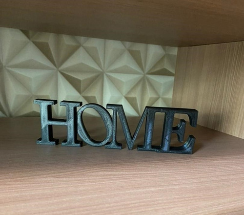 Imagem 4 de 4 de Palavra Decorativa Home - Decoração Sala De Estar Jantar