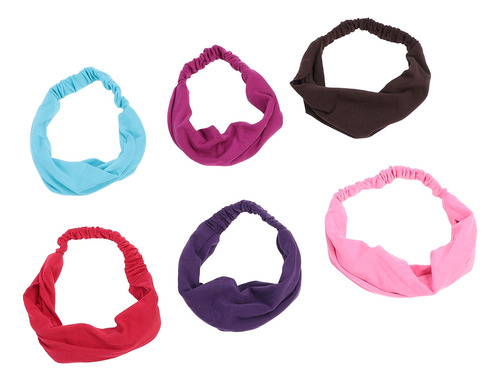 Diademas Elásticas Para Accesorios Para El Cabello, 6 Unidad