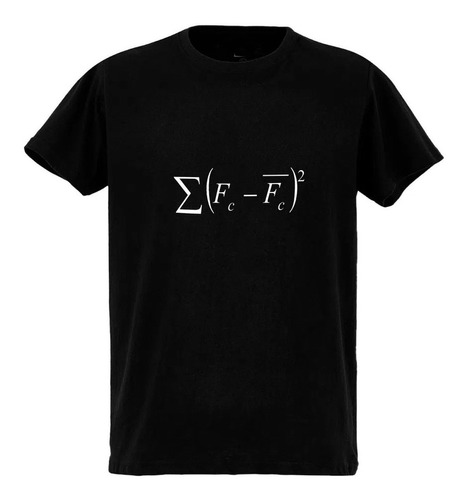 Camiseta T-shirt Formulas Matematicas Quimicas Fisicas R29