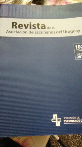 Revista De La Asociación De Escribanos Del Uruguay