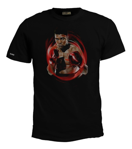 Camiseta Myke Tyson En Circulo Rojo Boxeo Deportes Bto