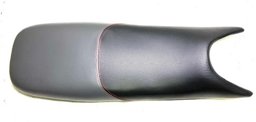 Asiento Negro-gris Con Costura Roja Zanella Rx 150 G3