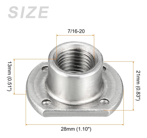 Tuercas Para Soldadura En Metal, Pack 10