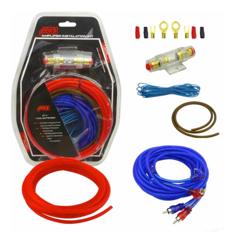 Kit Cables Mys Para Amplificador 1.500 Watt