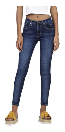Pantalon Jeans Skinny Cintura Alta Lee Mujer 2m3b