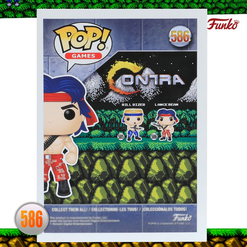 Funko Pop Lance Bean #586 Contra Videojuego Figura Original