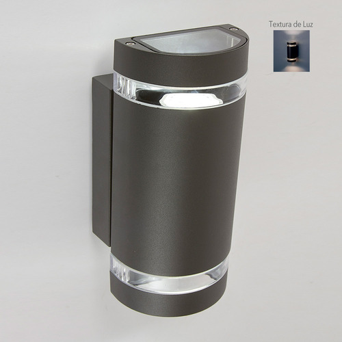 Imagen 4 de 7 de Lámpara Para Muro Exterior, Antracita, Base Gu10x2 Tecnolite