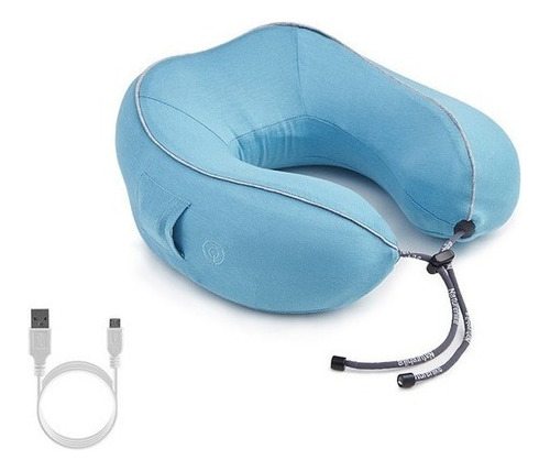 Almohada Masajeador Cuello Usb Inflable Viajera Naturehike 