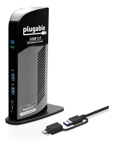 Replicador De Puertos Usb 3.0 De Plugable, Negro