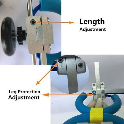 Imagen 2 de 5 de 5'' Mascota Perro Gato Silla De Ruedas Carrito Scooter Para